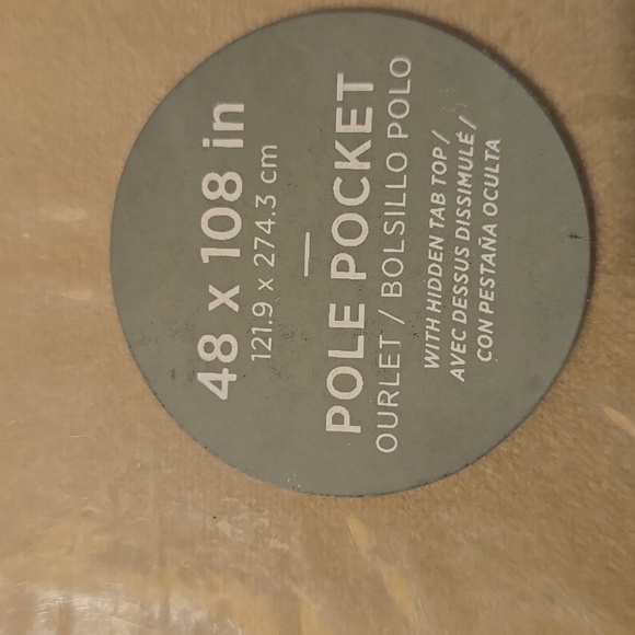 West Elm Cotton Velvet Curtain, Color Elm, Size 48×108 In, Retail $169.00US - Picture 7 of 10